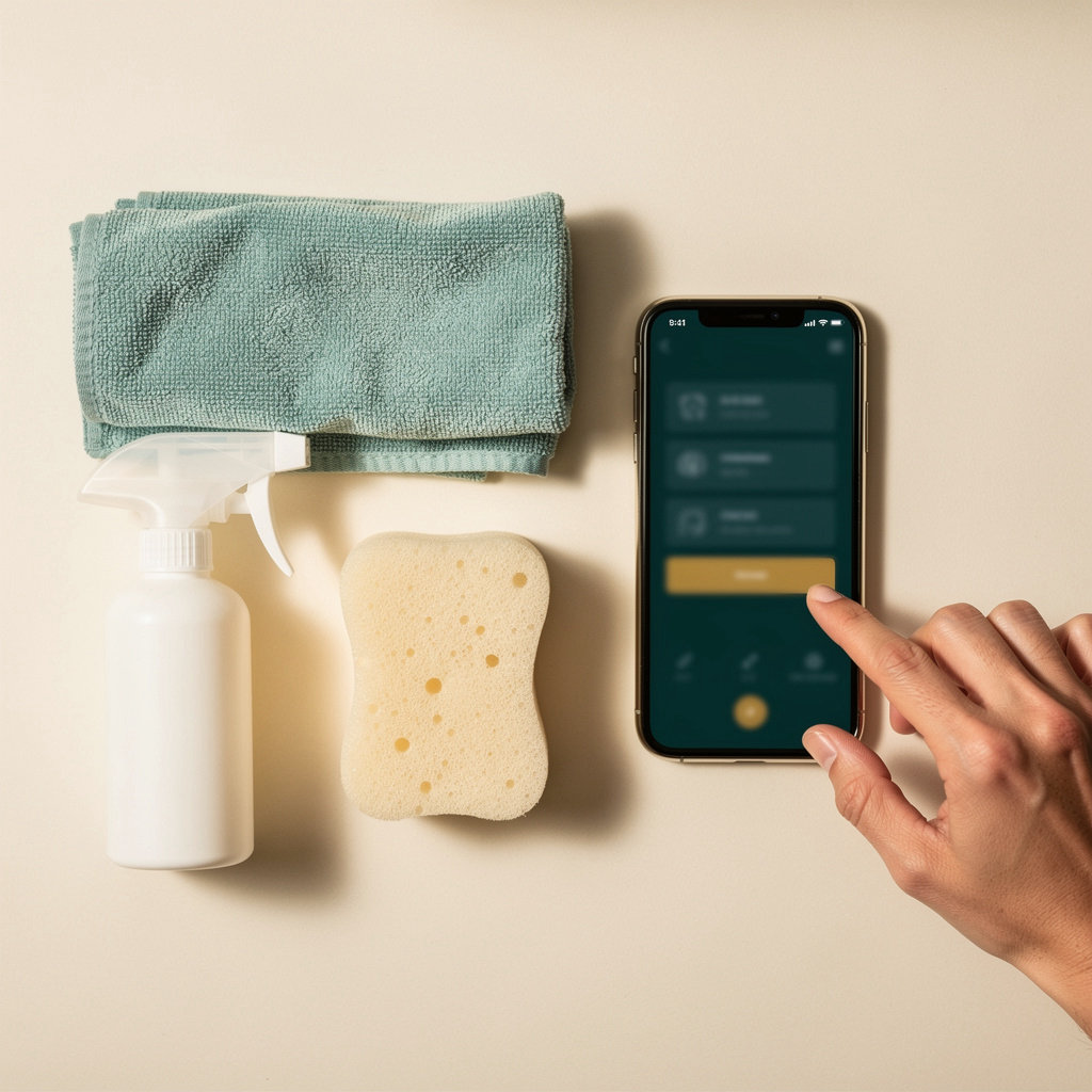 Gold Home فريق تنظيف منازل وفلل في الرياض يجهز لحجز خدمة التنظيف خطوة بخطوة